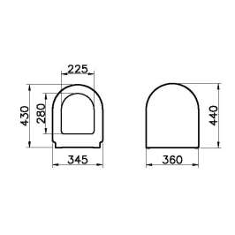 Крышка-сиденье VitrA Zentrum 94-003-001